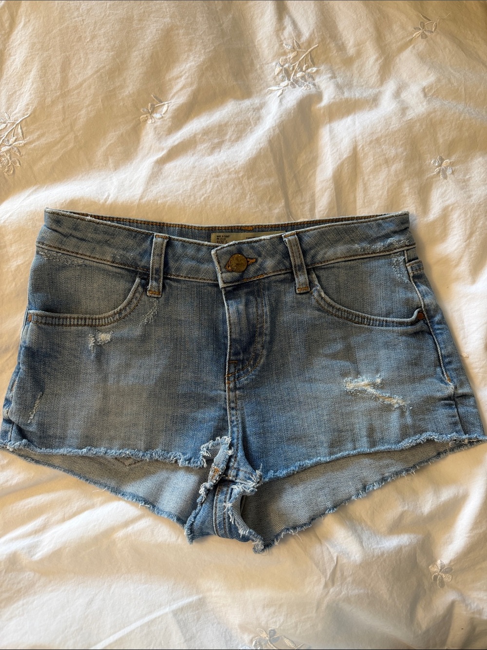 Topshop Moto Daisy Short Shorts